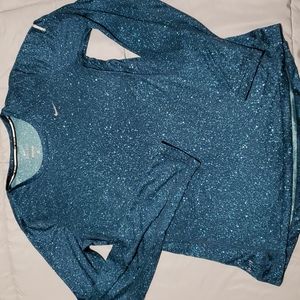 NIKE Athletic Running Shirt Reflective details Size M